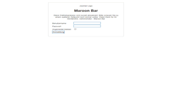 Desktop Screenshot of maroon-bar.de